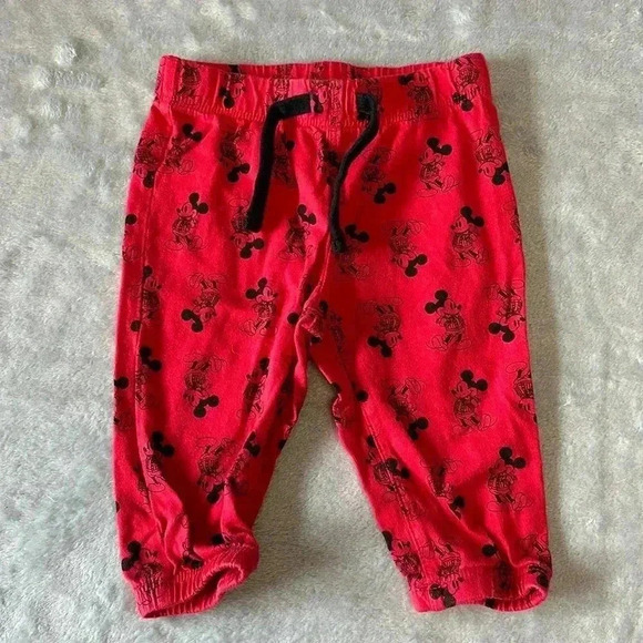 Disney - Mickey Mouse - set of 3 pairs of infant pants. Size 3 months - Picture 2 of 10